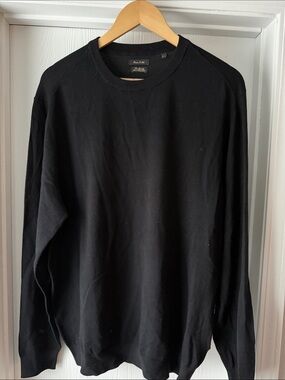 Porter & Ash Black Crewneck Sweater - Classic Knit